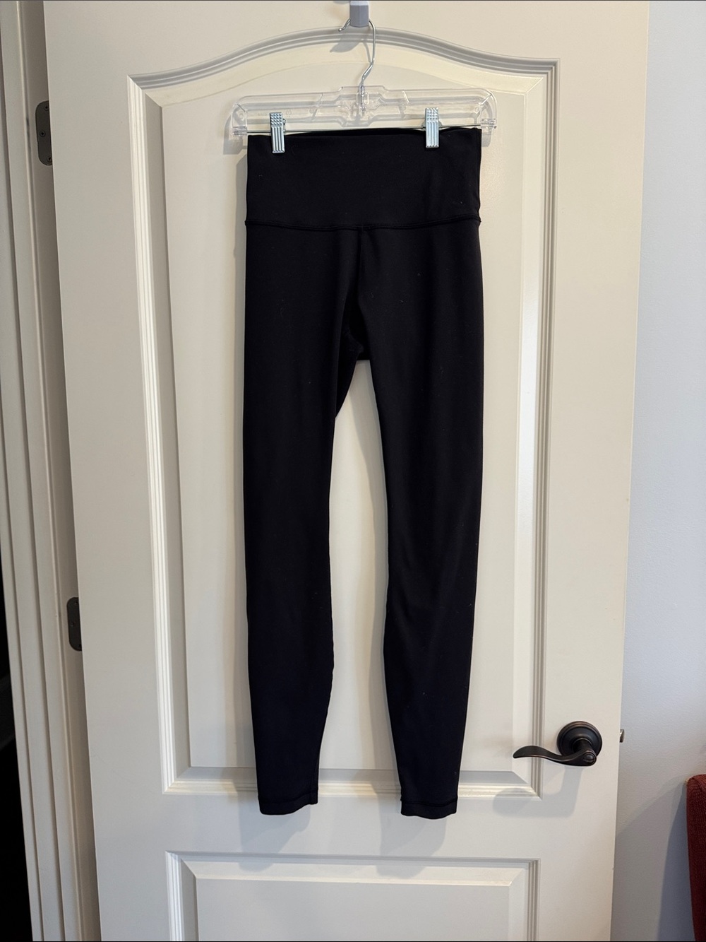 lululemon athletica Black Activewear leggings with Reflective Logo